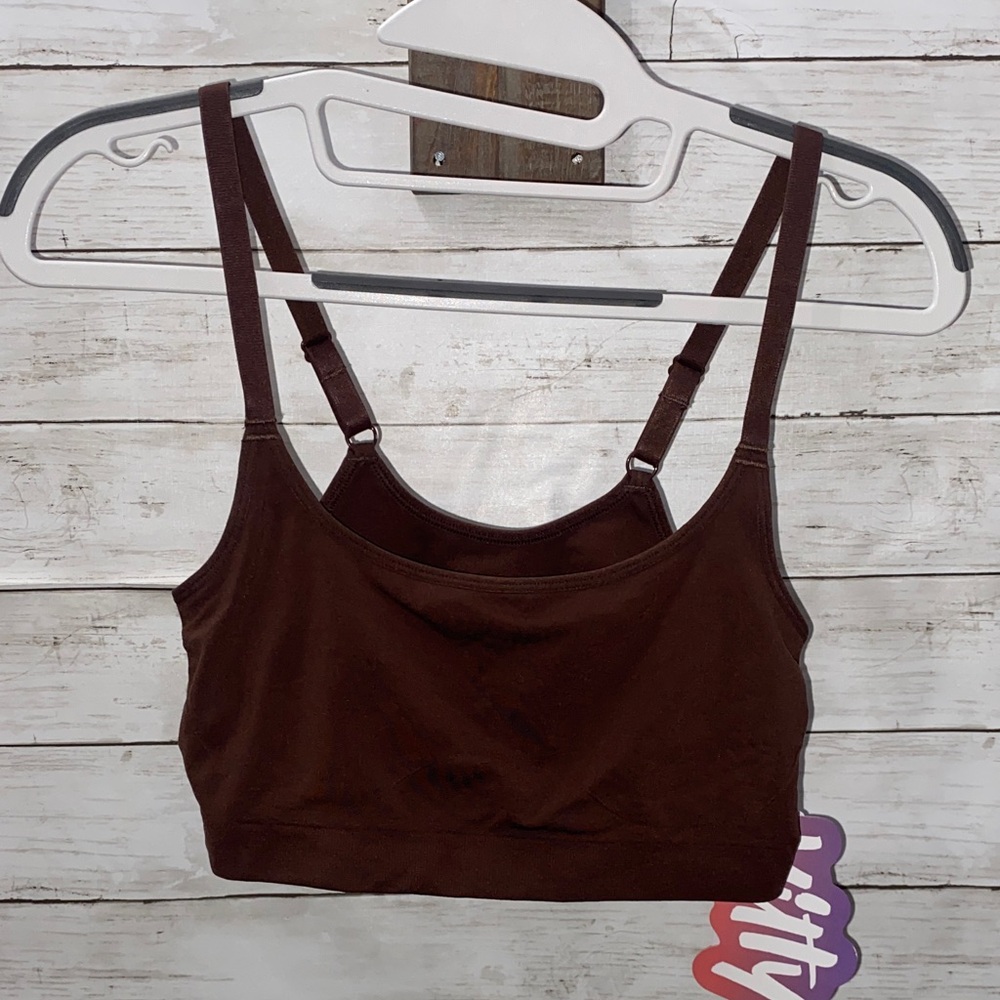 YITTY Nearly Naked Shaping Scoop Bralette Chocolate Brown‎